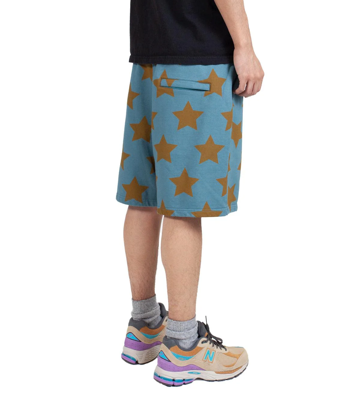 Awake Stars Sweatshorts Teal - Image 3
