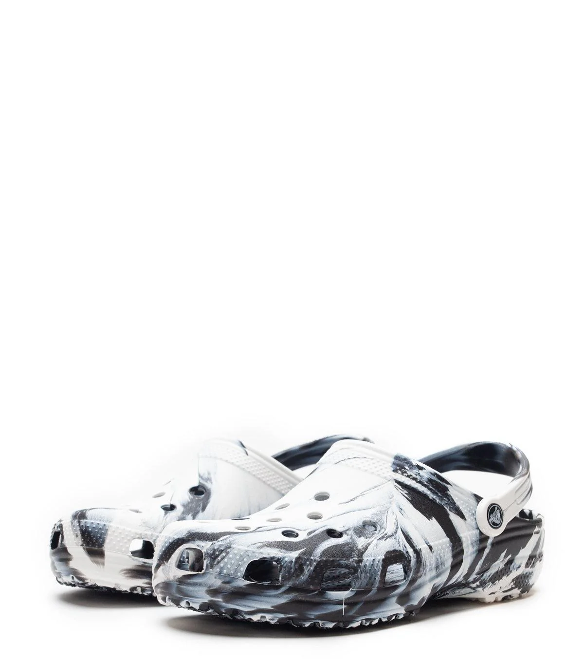 Crocs Classic Marbled Clog White - Image 3