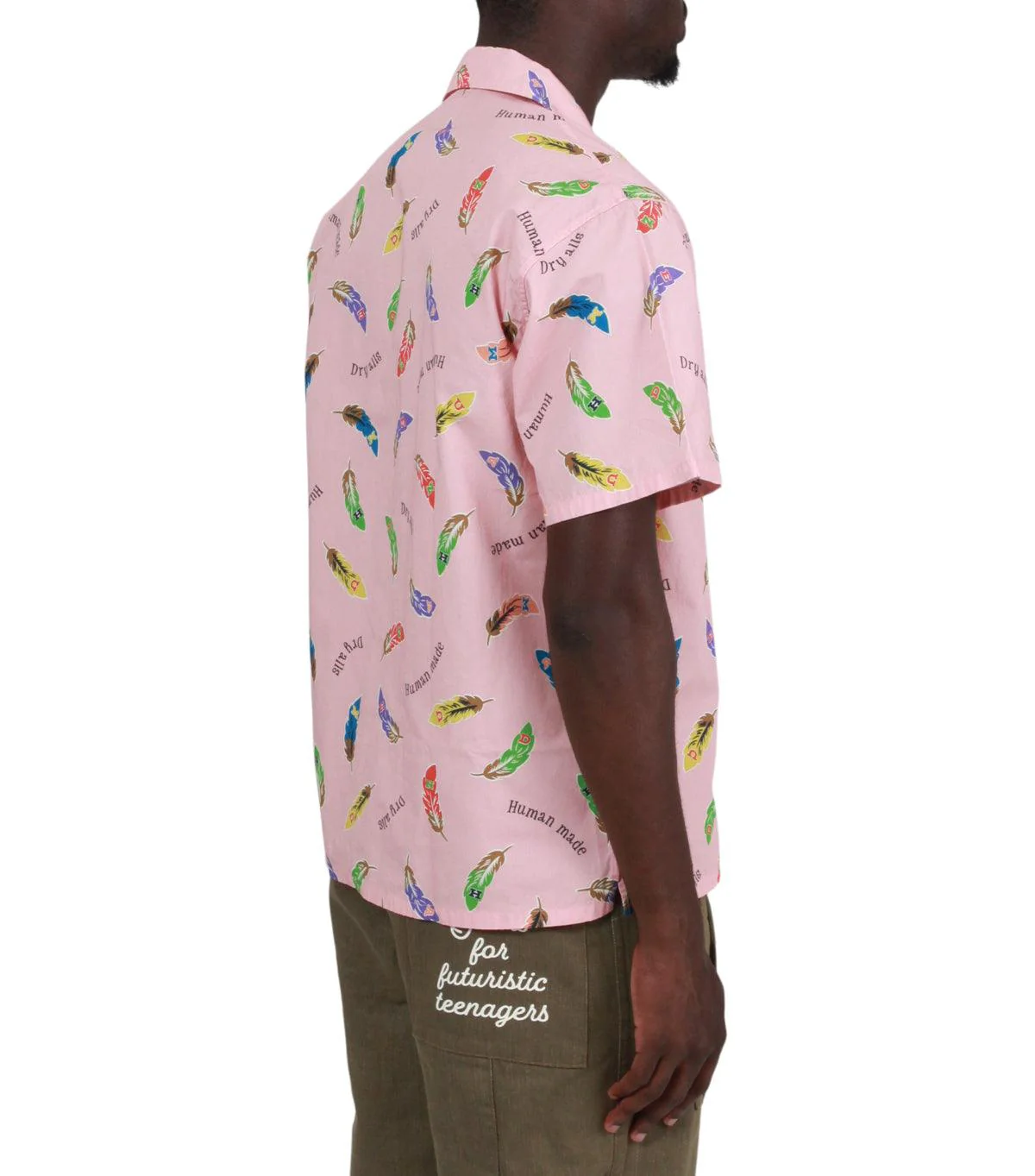 Human Made Feather Aloha Shirt Pink - Image 3