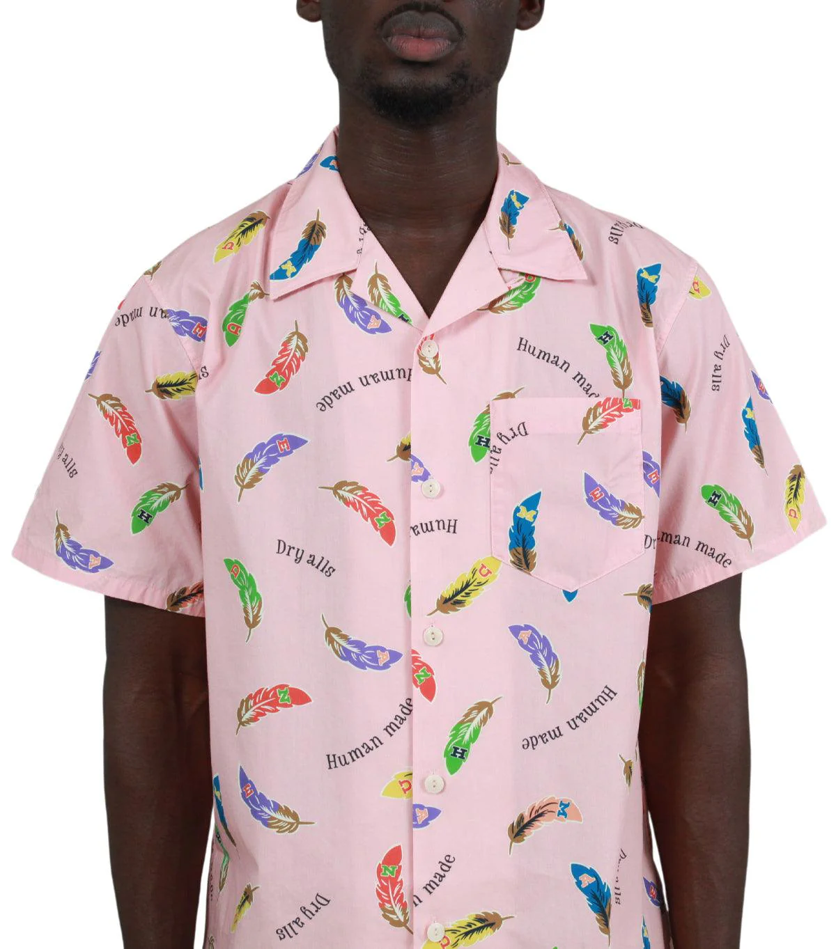 Human Made Feather Aloha Shirt Pink - Image 4