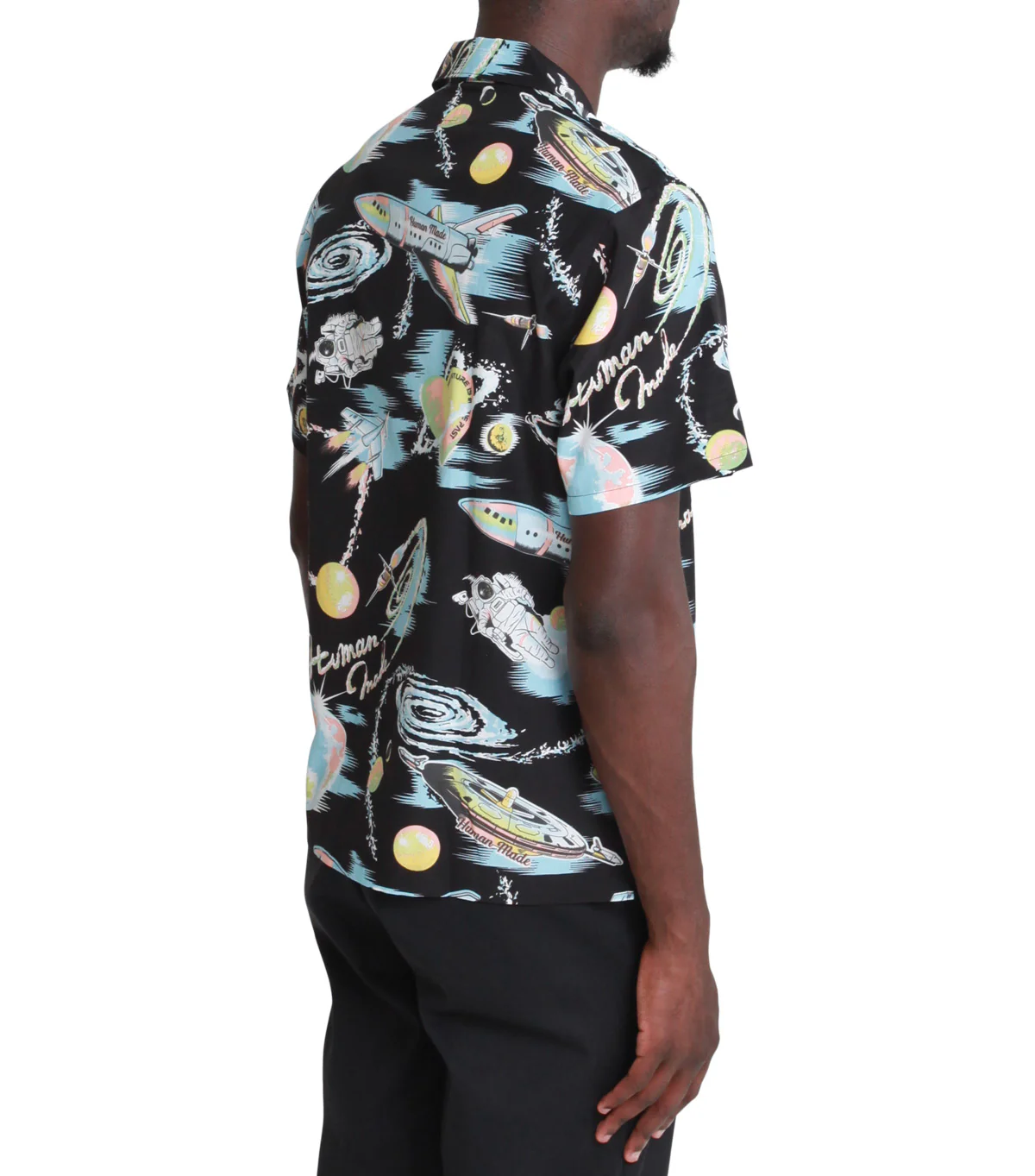 Human Made Graphic Aloha Shirt Black - Image 3