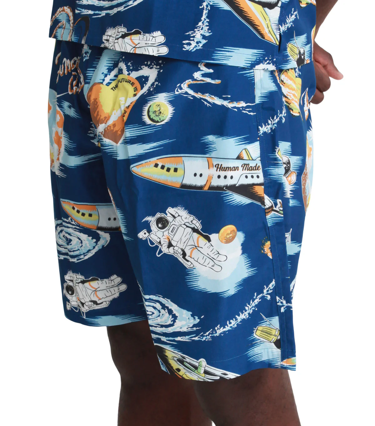 Human Made Cosmic Shorts Blue - Image 4