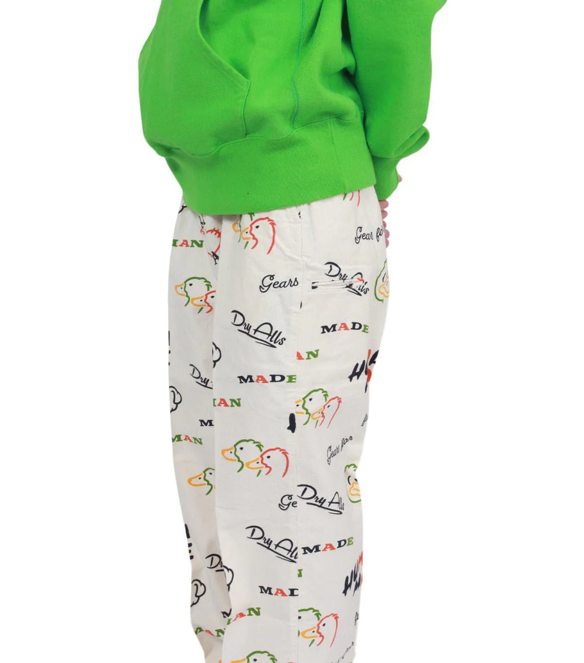 Human Made Printed Chino Pants White - Image 4