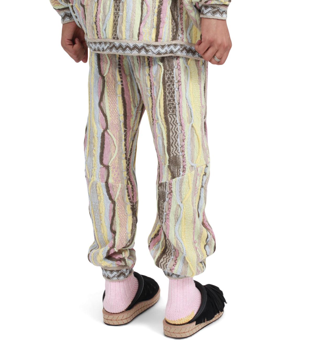 Kapital 7G Knit Gaudy Sweat Pants Yellow - Image 3