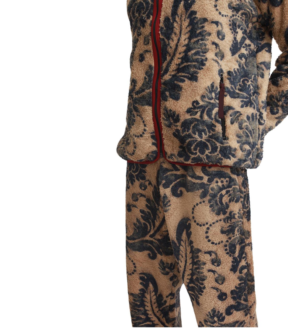 Kapital Damask Fleece Easy Pants Beige - Image 4
