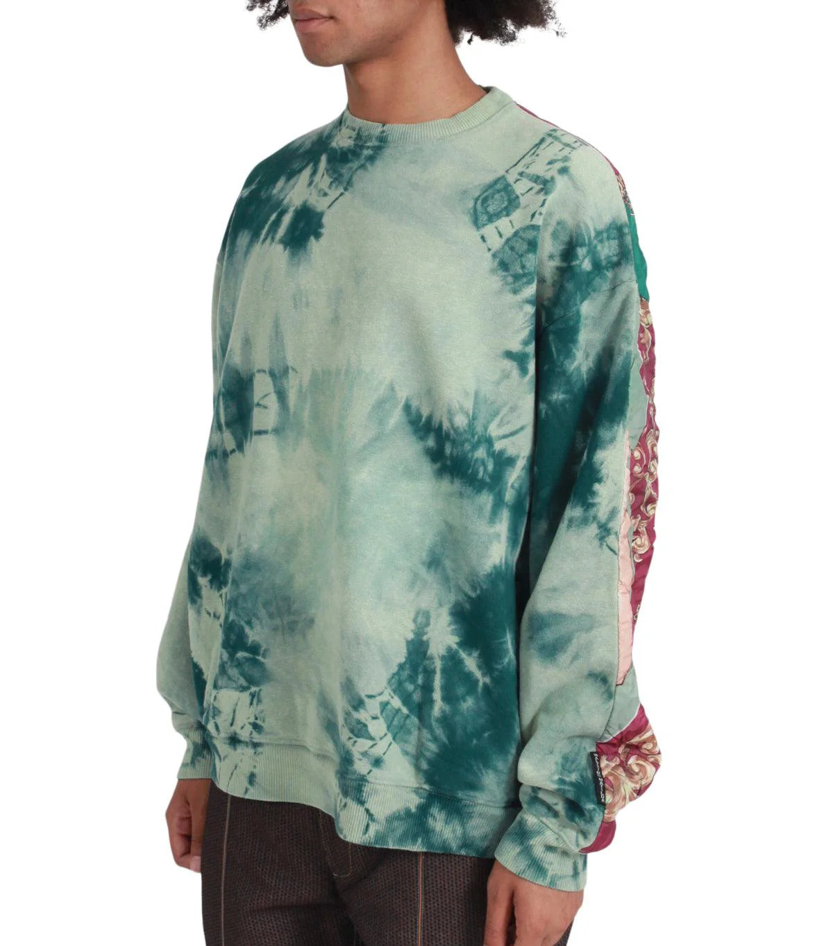 Kapital Knit Bivouac Big Sweater Ecru Green - Image 3