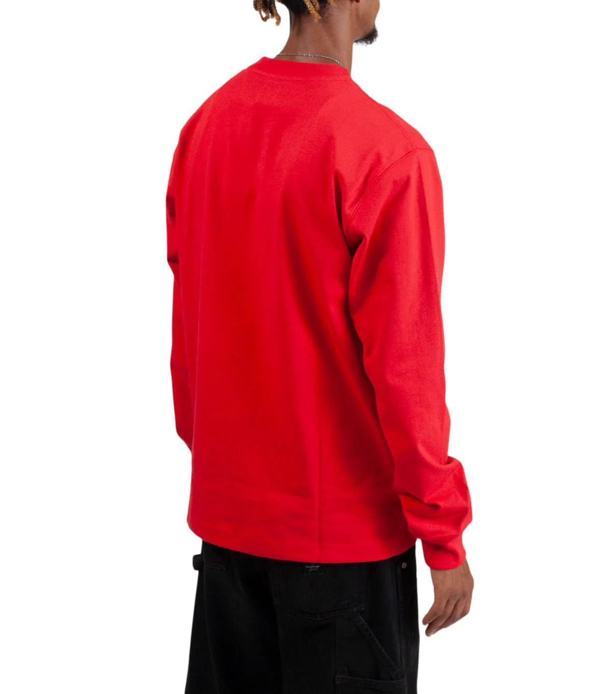 New Balance Made in USA Heritage Long Sleeve T-Shirt Red - Image 3