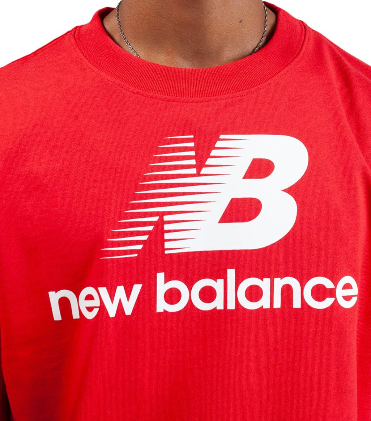 New Balance Made in USA Heritage Long Sleeve T-Shirt Red - Image 4