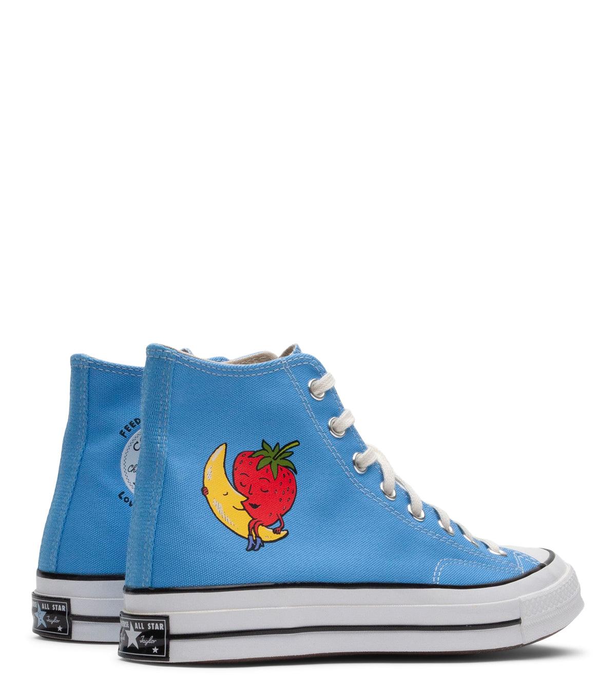 Sky High Farm Workwear x Converse Chuck 70 Hi Blue - Image 4