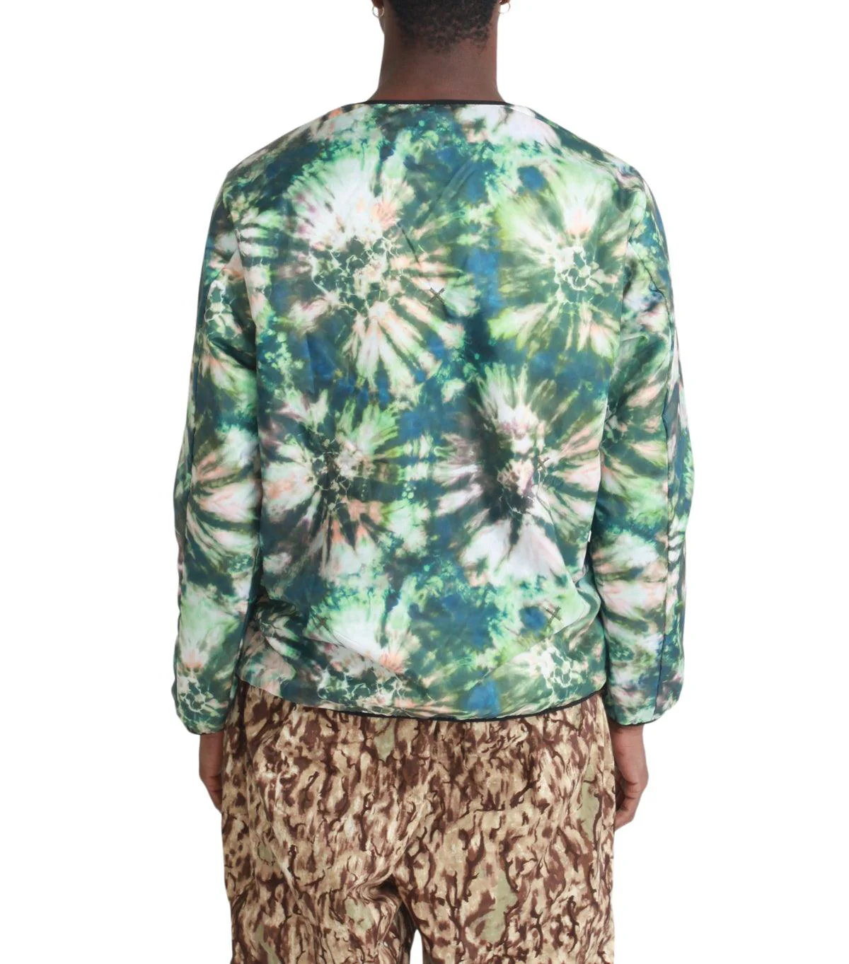 South2 West8 Filling Crew Neck Shirt Green - Image 4