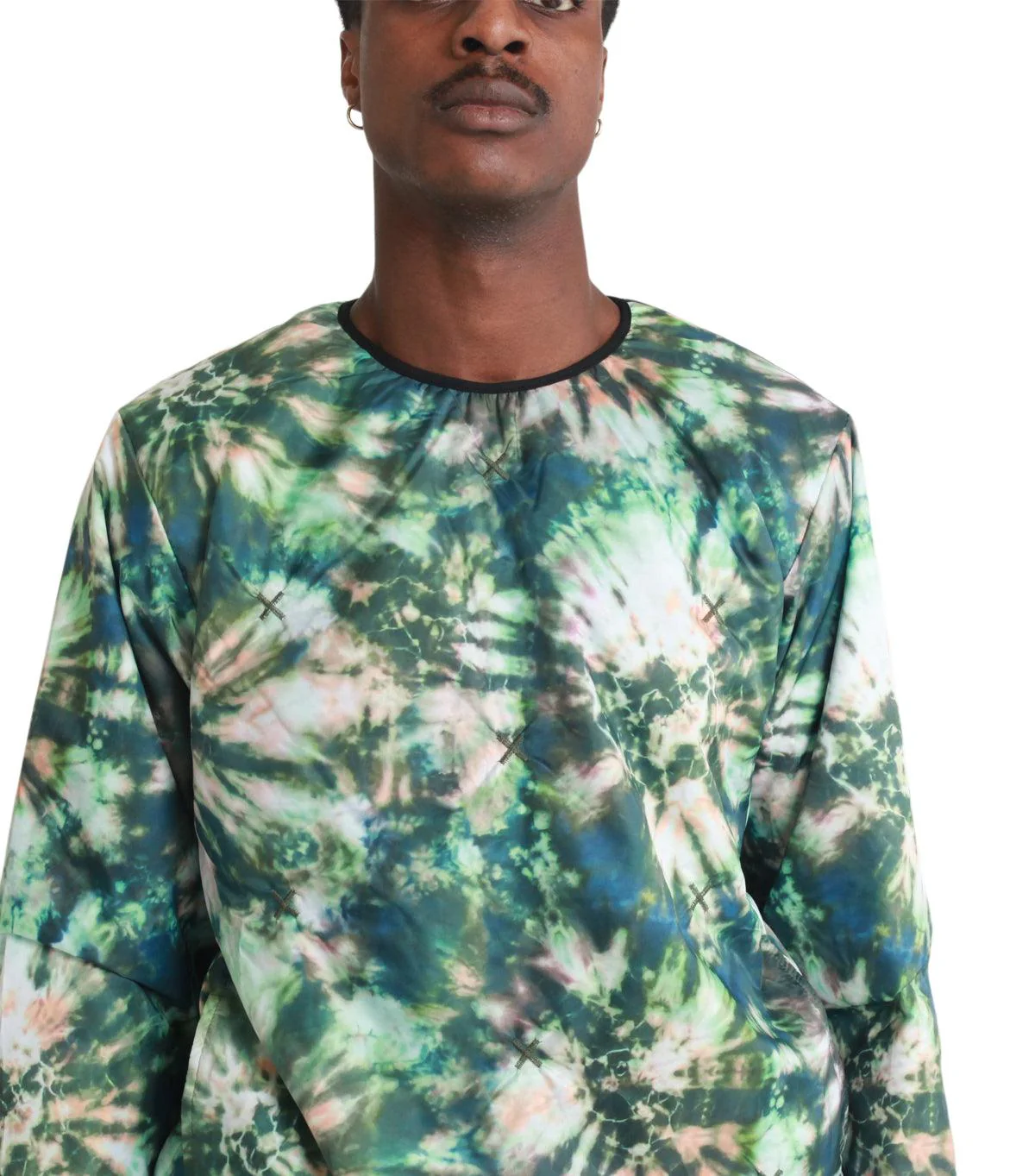 South2 West8 Filling Crew Neck Shirt Green - Image 5