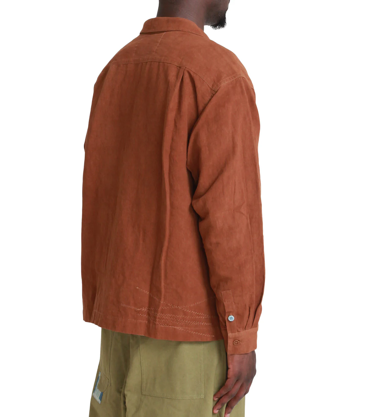 Story MFG Greetings Long Sleeve Shirt Brown - Image 3