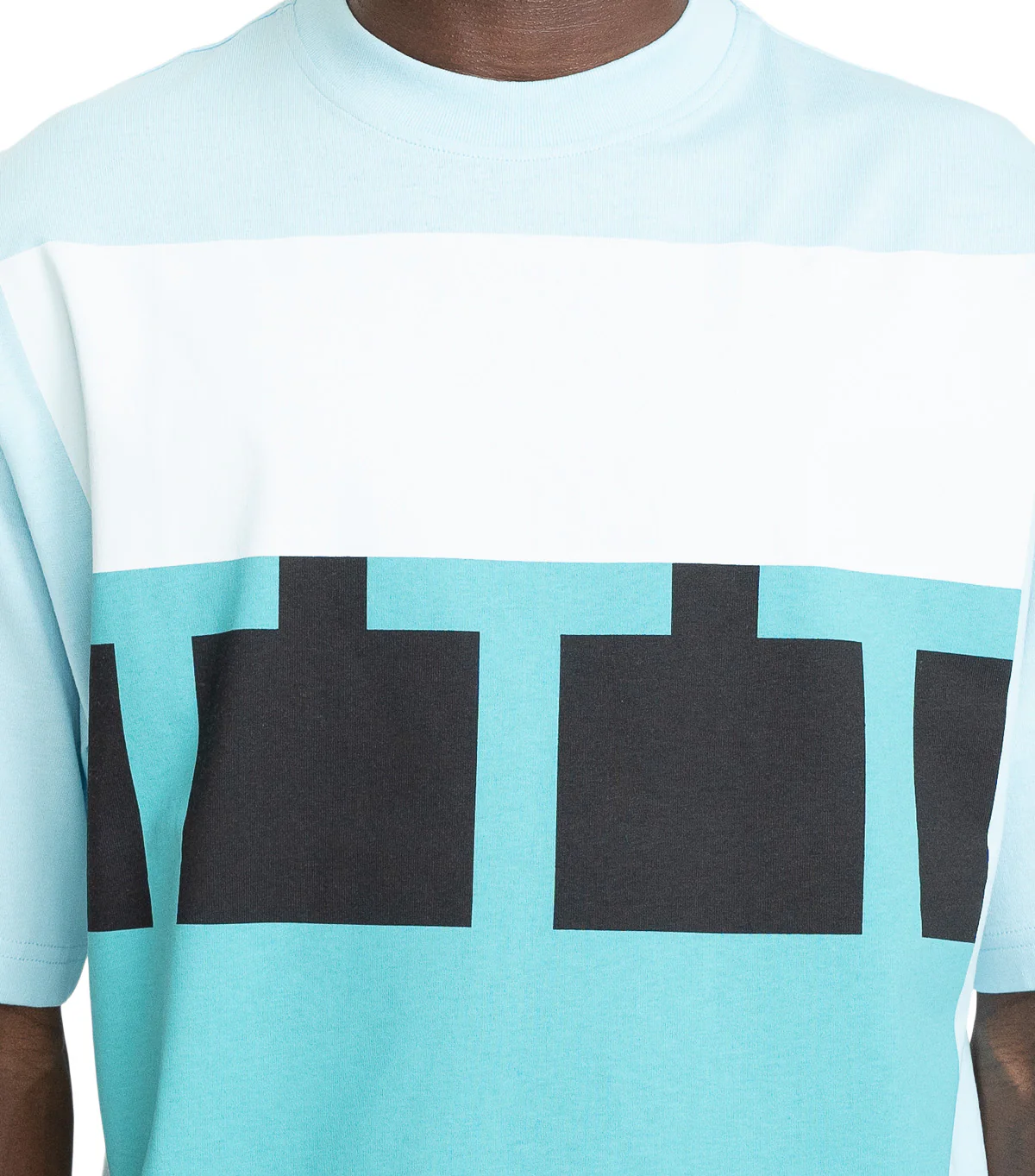 The Trilogy Tapes Block T-Shirt Blue - Image 4